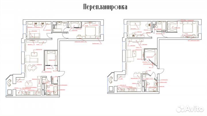 Дизайн-проект / Планировочные решения/3Д