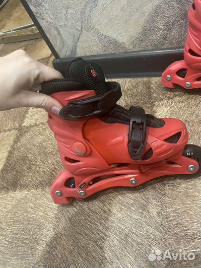 Роликовые коньки детские раздвижные