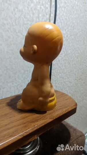 Игрушка резиновая «Мальчик на горшке» времен СССР