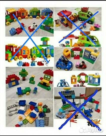 Конструктор lego duplo, оригинал, 2 набора