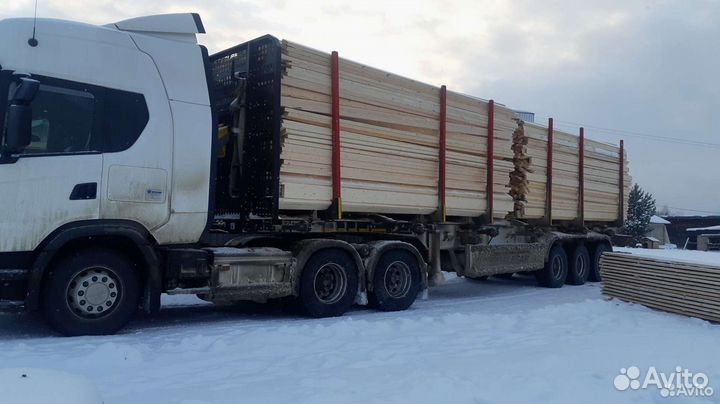Доска обрезная 30*120*6000