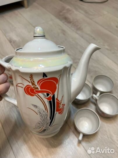 Кофейный сервиз времен СССР - Барановка