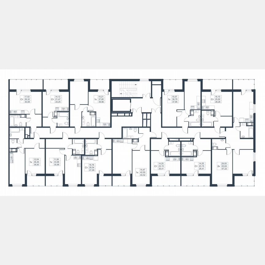 1-к. квартира, 37,7 м², 8/9 эт.