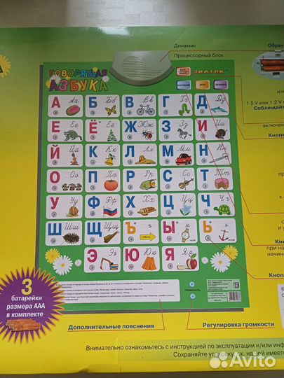 Говорящая азбука плакат