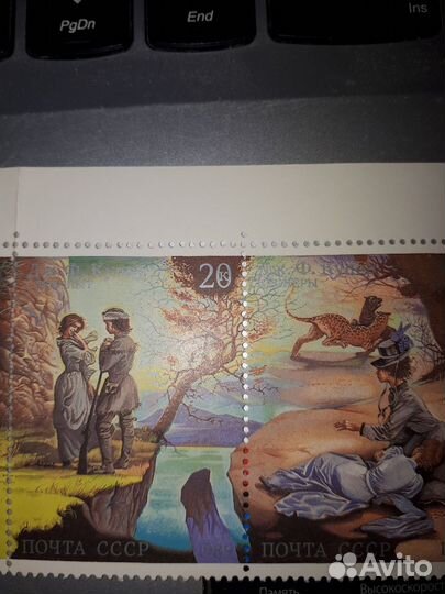 Почтовые марки СССР Ф.Купер