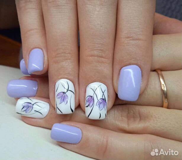 Маникюр, наращивание и коррекция нарощеных ногтей