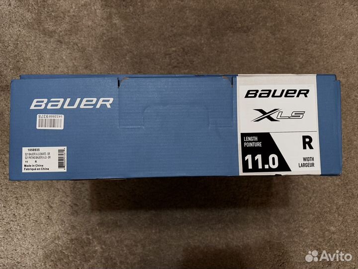 Хоккейные коньки bauer 45 размер