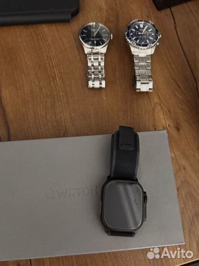 Apple watch ultra 2 black titanium ocean band