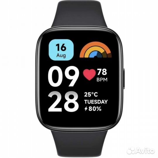 Смарт-часы Xiaomi Redmi Watch 3 Active черный