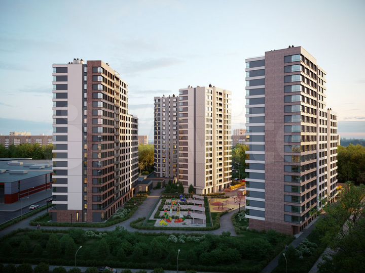 3-к. квартира, 89 м², 4/18 эт.