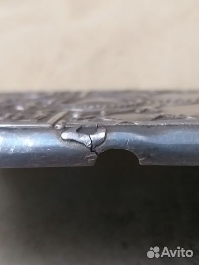 Портсигар дореволюционный серебро 84