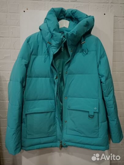 Куртка зимняя бирюзовая 48