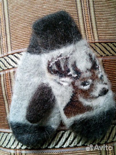 Теплые варежки