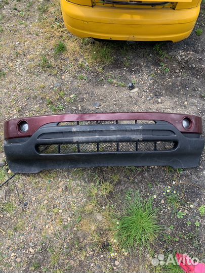 Bmw x5 e53 бампер передний оригинал
