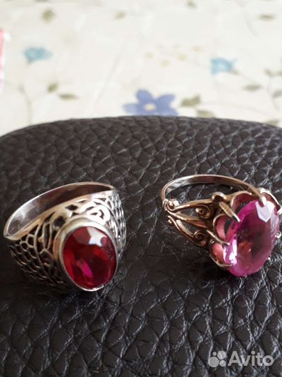 Серебряное кольцо времён СССР, винтаж