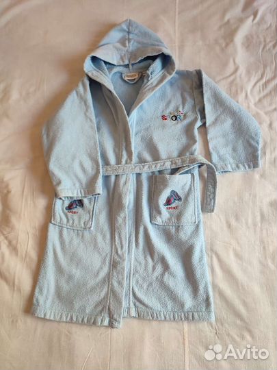 Детский махровый халат, 10-12 лет