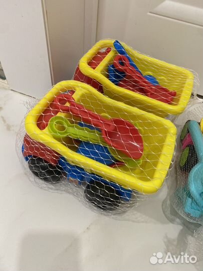 Игрушки в сад,песочницу 4 набора