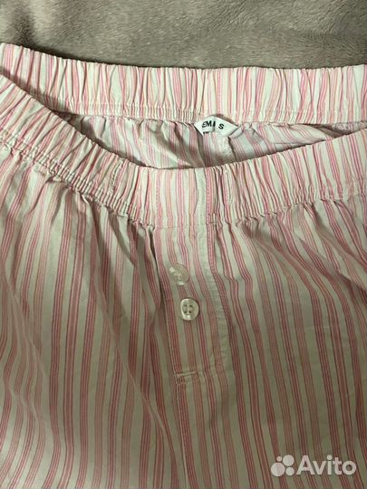 Пижамные штаны розовые женские