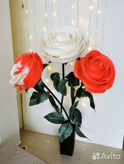 Ростовые цветы из изолона