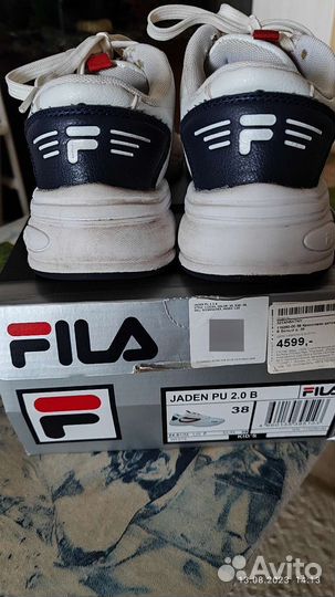 Кроссовки для подростков fila 38