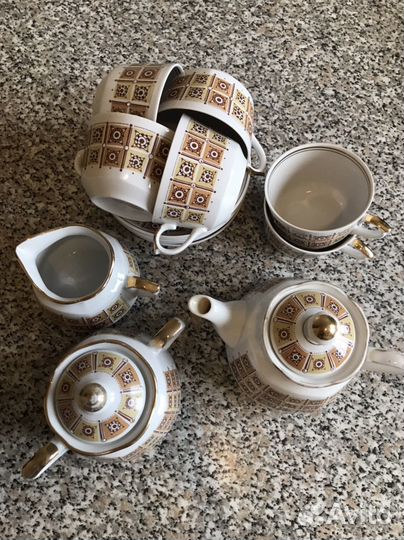Чайный сервиз СССР рига