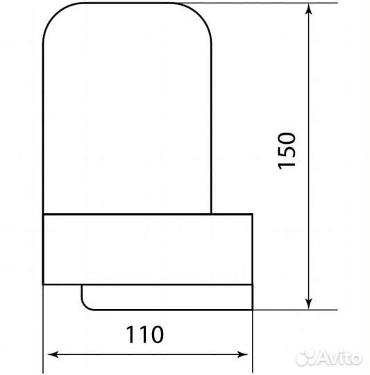 Светильник для сауны/бани настенный, угловой IP54