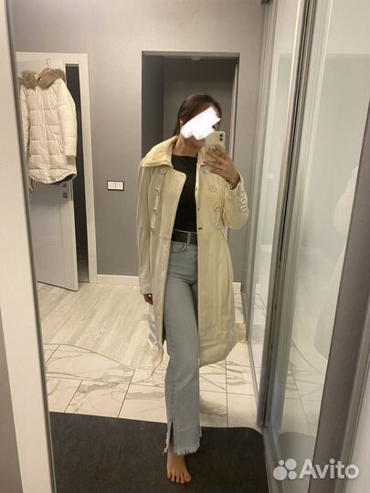 Кожаное пальто