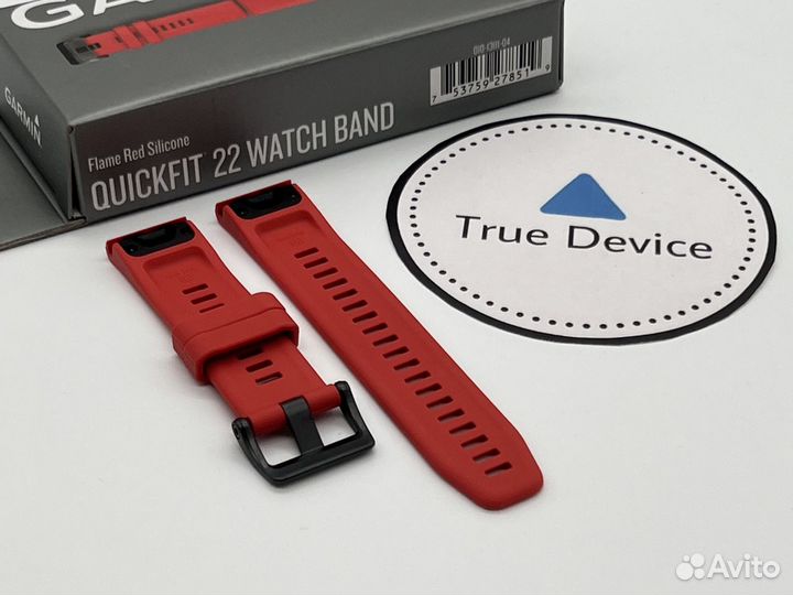 Оригинальный Garmin Quickfit 22mm Flame Red