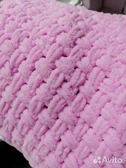 Плед детский вязаный ручная работа