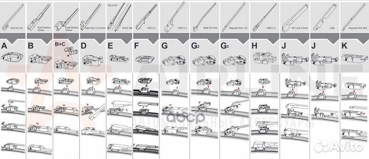 Щётка с/о 550мм (22