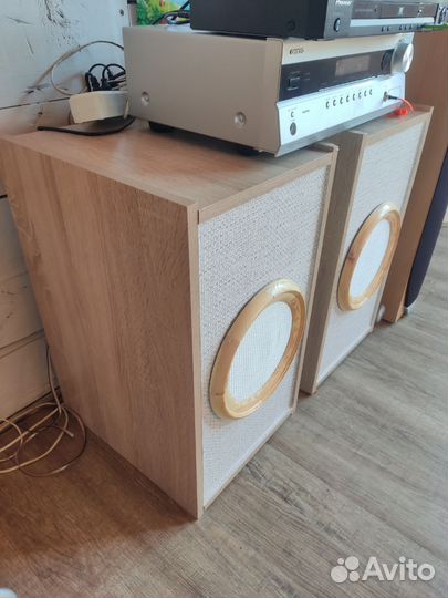 Акустические колонки на 10гд-36К с усилителем