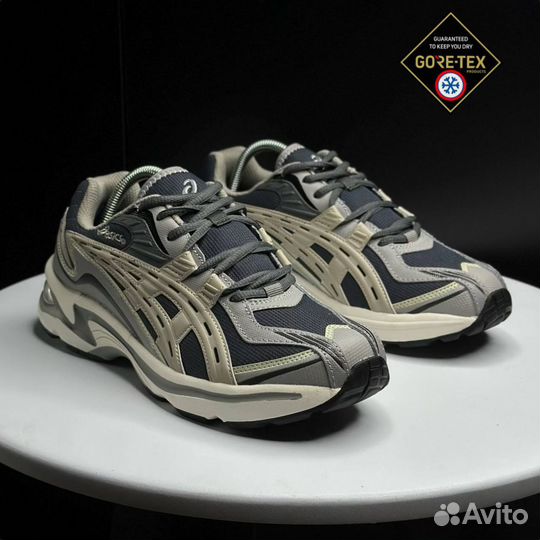 Кроссовки зимние Asics Gel-Preleus gray and white