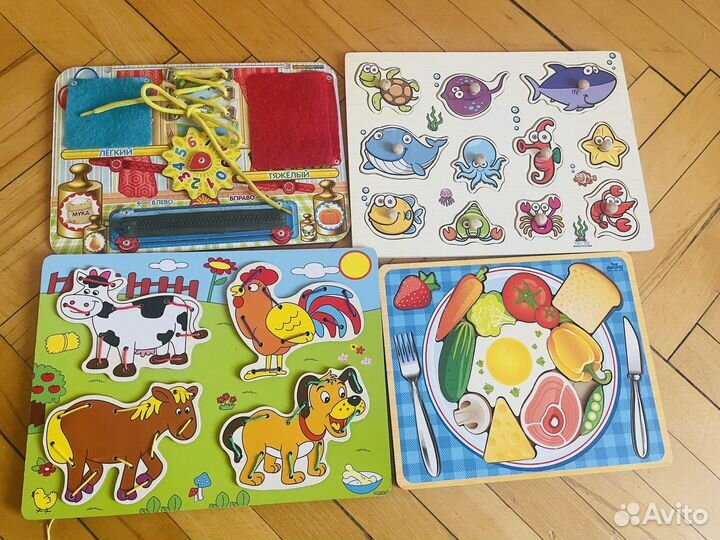 Деревянные развивающие игры