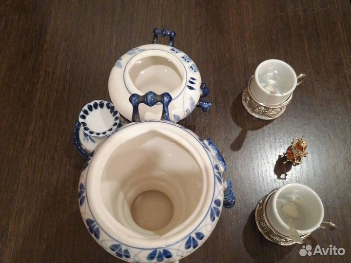 Самовар гжель