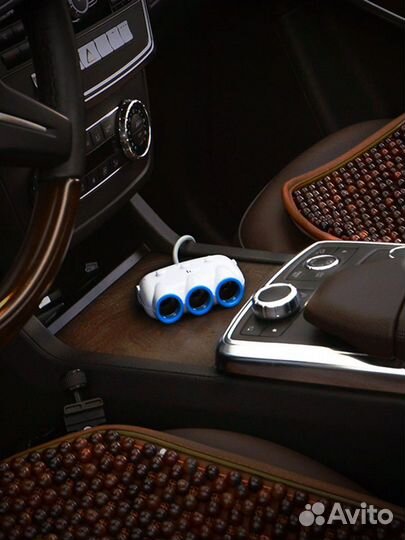 Автомобильное зарядное устройство hoco C1 Three in