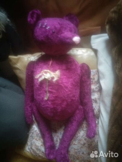 Мишка Тедди коллекционный ручной работы