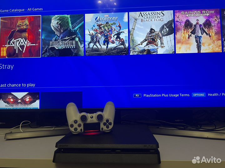 Sony PS4 Slim / 250 игр / Ps plus