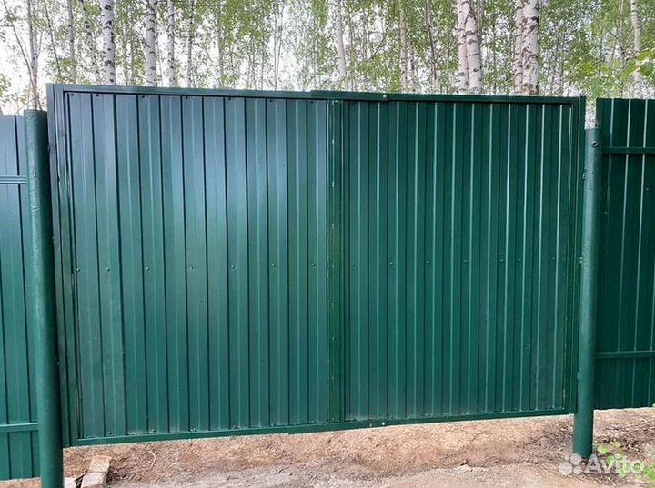 Забор из профнастила