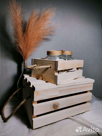 Деревянный ящик