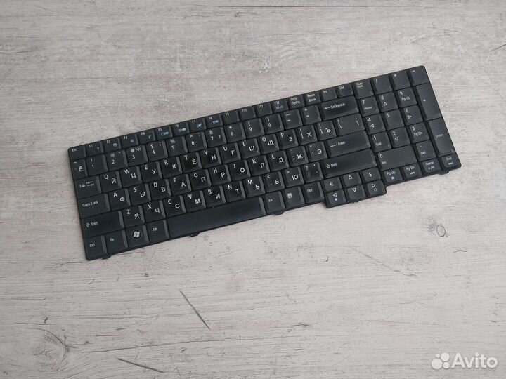 Русская клавиатура для ноутбука acer, чёрная