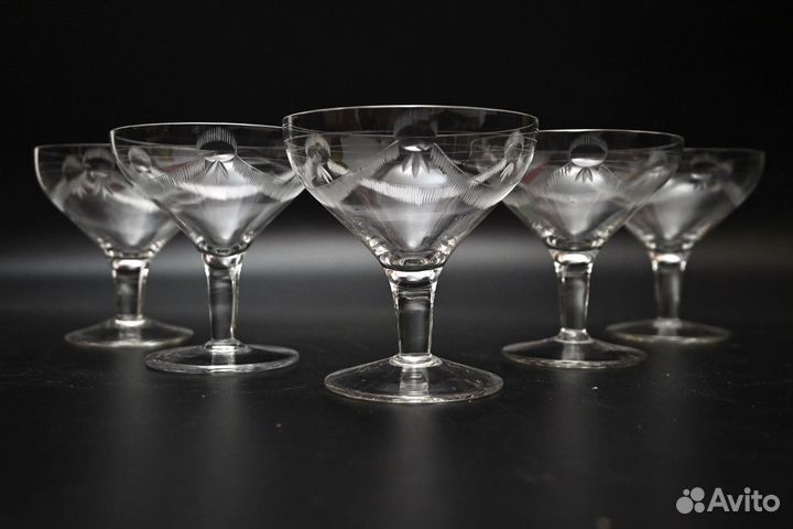 Фужеры- креманки. Европа. Модерн