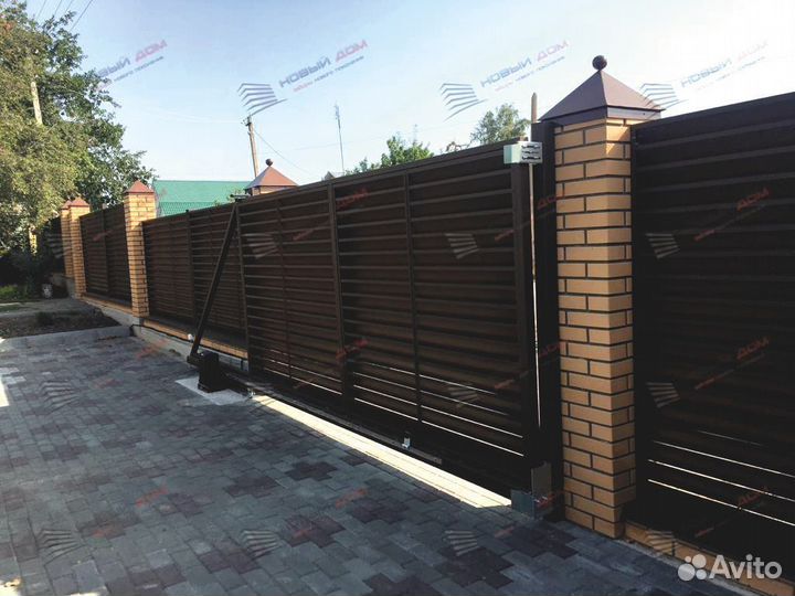 Забор жалюзи