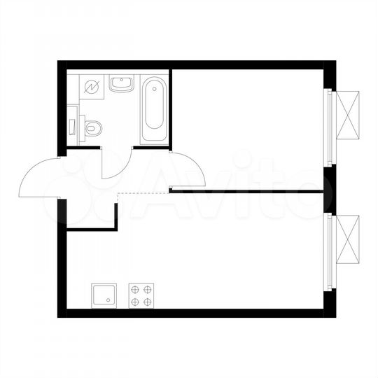 1-к. квартира, 34,9 м², 11/13 эт.