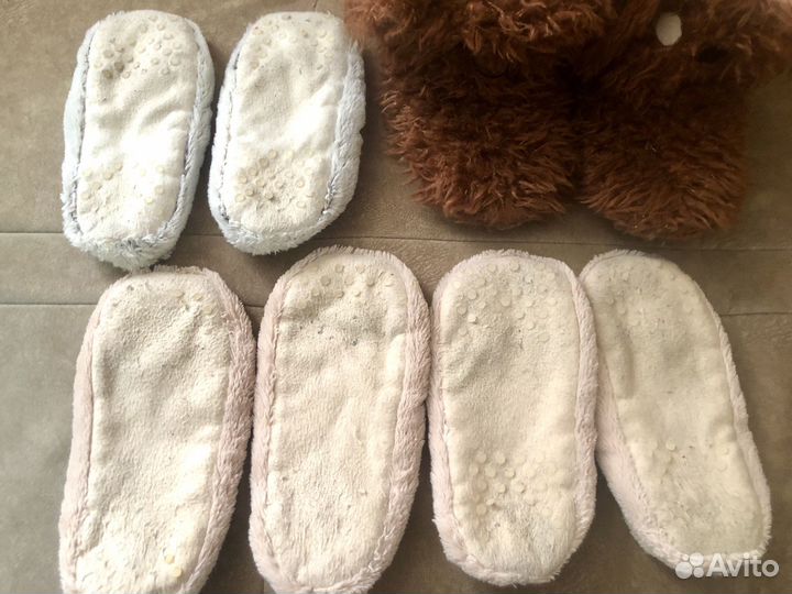 Домашние тапочки меховые