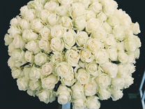 Букет 41 белая роза Цветы Красноярск