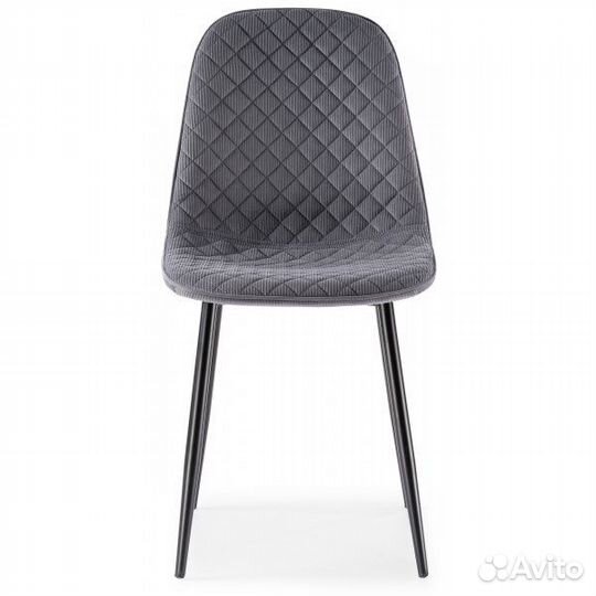 Стул на металлокаркасе Capri gray / black