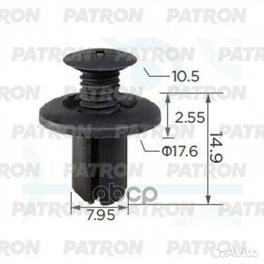 Клипса крепежная P37-0160A patron