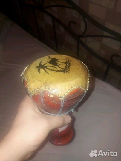 Кувшин барабан глина
