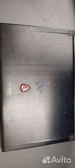 Ноутбук MSI GS73 (на запчасти/под восстановление)