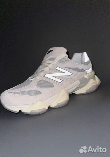 Кроссовки New Balance 9060, Gray Beige Люкс